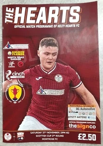 2021/22 SCOTTISH CUP 3RD ROUND - KELTY HEARTS v MONTROSE - 27 NOVEMBER 2021 - Picture 1 of 1