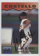 1995 Signature Rookies Previews Signatures /6000 Fred Costello #7 Auto
