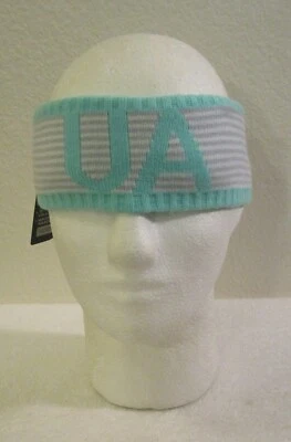 NUEVO CON ETIQUETAS Under Armour Niñas UA Favorito Diadema Niñas Prendas para la cabeza OSFA verde azulado/gris $20 Foto 1 de 2