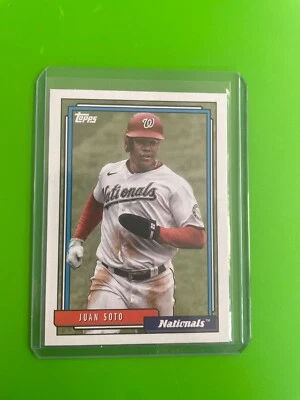 2021 Topps Update #T92-49 Juan Soto 1992 Topps Redux {27A2} - Image 1 of 2