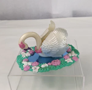 1993 Kenner Fairy Winkles Magic Mirror Swan Figure Toy Playset Decor - Picture 1 of 15
