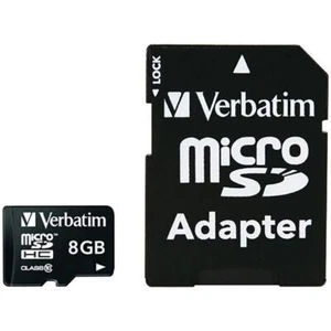 Verbatim 44081 Class 10 microSDHC Card with Adapter (8 GB) - Picture 1 of 1