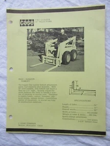 J.I. Hoja de especificaciones de horquillas para palets de 36" estuche Uni-Loader - Imagen 1 de 2