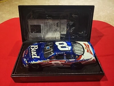 2007 Dale Earnhardt Jr Budweiser Stars and Stripes Color Chrome 1/24 Elite #'d - Image 1 of 4