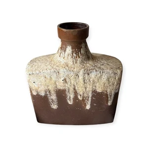 Vintage West German Scheurich Fat Lava Vase 281-39 – Drip Glaze, Mid-Century Mod - Picture 1 of 9