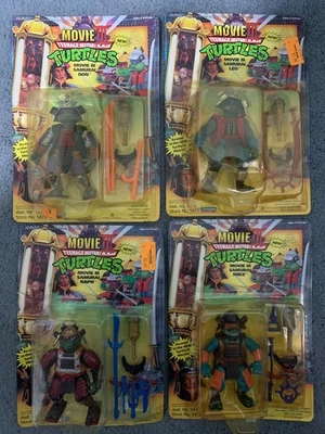 Teenage Mutant Ninja Turtles Samurai Figure Set of 4 Movie III TMNT - Image 1 of 4
