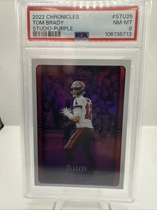 20222 Panini Chronicles Tom Brady /25 Studio PURPLE #STU-25 2022 SSP 🔥 - Picture 1 of 3
