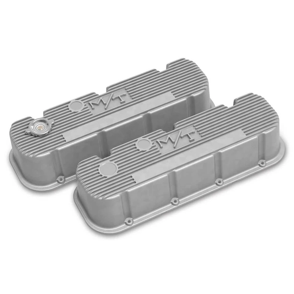 Holley 241-150 Tall M/T Valve Covers, BBC Engines, Natural Cast - Image 1 of 4