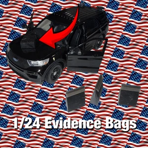1/24 Diecast Fire/EMS/Police Evidence Bags ( INCLUDES 4 Evidence Bags ) - Picture 1 of 4