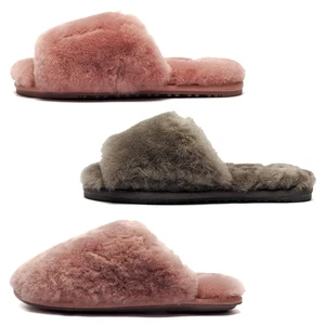 Cotswold Womens Luxe Slippers Sheepskin Slip-On Casual Cosy Slipper Mules - Picture 1 of 16