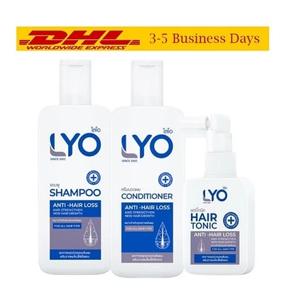 Lyo Shampoo 200ml +Conditioner 200ml +Tonic 30ml Hair Strengthen & Regrowth Care - Image 1 of 4