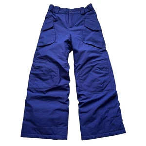 Patagonia Snow Bum pants kids large blue purple wide leg insulated winter - Picture 1 of 7