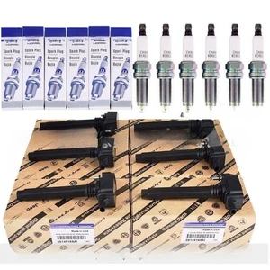 6PCS Mopar Spark Plugs & UF648 Ignition Coils For Chrysler Jeep Dodge Ram 3.6/ - Bild 1 von 2