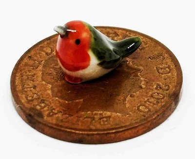 Casa de Muñecas Cerámica Robin Pequeño 1:12 Escala Jardín Accesorios Miniatura - Imagen 1 de 4