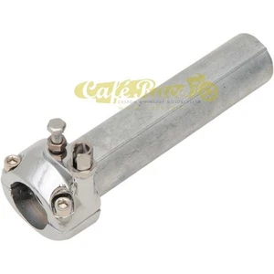 Tiracavi comando gas cromato universale 1” 25,4mm MONO CAVO per manubri da 1" - Picture 1 of 1