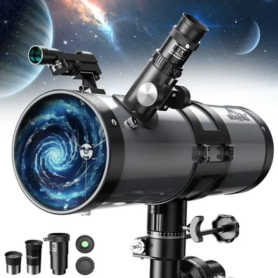 BEBANG Reflector Telescope for Adults, 114mm Large Aperture 500MM AZ - Image 1 of 4