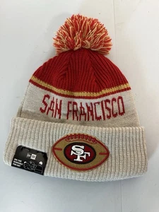 2024 NFL Historic On Field San Francisco 49ers New Era Knit Beanie Hat OSFM - Picture 1 of 4