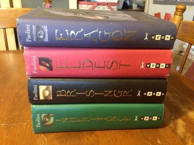 Complete Set Lot Of 5 INHERITANCE Cycle PAOLINI Eragon ELDEST Brisingr HCDJ - Image 1 of 4