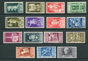 ITALIA 1937 AUGUSTUS M&U Set 15 Estampillas gato Euro 300 - Imagen 1 de 2