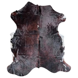 Large Brindle Cowhide Rug E227---6.1x7.3 - Picture 1 of 1