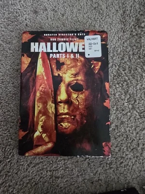 Halloween Parts I & II (DVD, 2007-2009) Unrated Director's Cuts Rob Zombie - Image 1 of 4