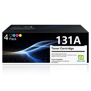 131A 131X Kasety z tonerem 4-pak Zamiennik do HP 131A Współpracuje z Laserj P... - Zdjęcie 1 z 7