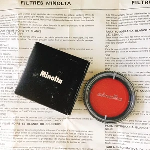 【NEUWERTIG】Minolta 49mm R60 Wechselstromfilter für Schwarzweißfilmkameras englisches Handbuch - Bild 1 von 11