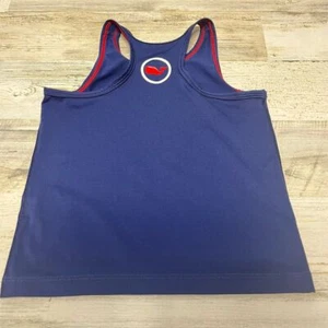 Vineyard Vines Tank Top Girls 4T Navy Blue Performance Tank Top Sports Casual - Picture 1 of 8