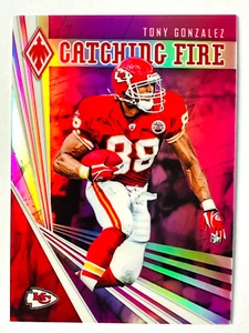 2019 Panini Phoenix Tony Gonzalez PINK Prizm Card SP #/199 Chiefs Legend! - Picture 1 of 3