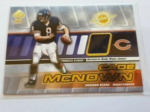 2001 Pacific Private Stock Cade McNown Jersey Card. Chicago Bears - Picture 1 of 1