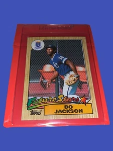 Baseball cards. Bo Jackson, Kansas City Royals. 1987 Topps. Future Stars - Picture 1 of 2