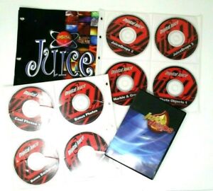 Graphic Editing Software Juice Drops 14 and Digital Juice with 14 Discs