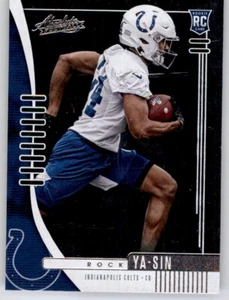 Absolute Rock Ya-Sin Rookie RC 2019 inserción PWE Colts #160 - Imagen 1 de 2