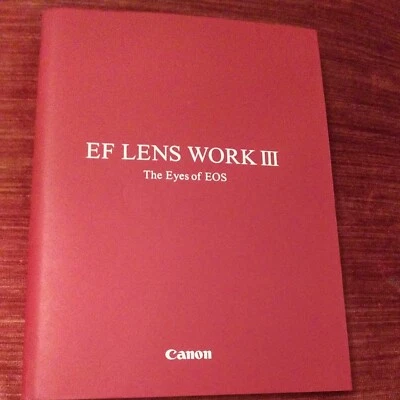 2004 Canon camera/lens manual EF lens work. III  the eyes of EOS  - Image 1 of 4