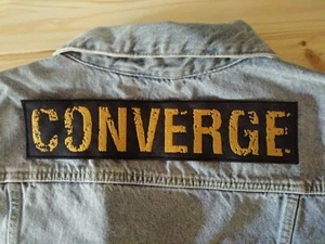 CONVERGE BACK Patch Mastodon Isis Hardcore Metalcore Mathcore Dillinger Escape - Picture 1 of 3