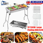 Folding Barbecue BBQ Charcoal Grill Stainless Steel Outdoor Patio Garden Picinic