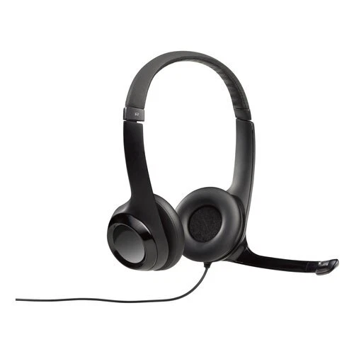 Logitech Cuffie filo H SERIES H390 Usb Headset Black 981 000406 1,8m - Immagine 1 di 4