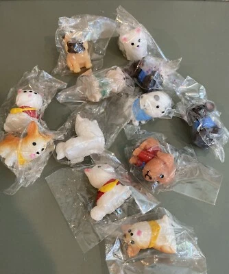 12 piezas mini figuras de juguete de perro cachorro para niños 3+ adornos para pasteles/cupcakes-favores de fiesta Foto 1 de 4