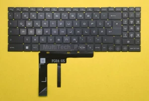 DE Tastatur MSI Katana 15 B12 B12V B12VEK B12VFK B12VGK B12UDX - RGB Beleuchtung - Afbeelding 1 van 3