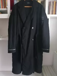 STUNNING Stone Island Shadow Project Officers Trench Coat XL Black - Picture 1 of 12