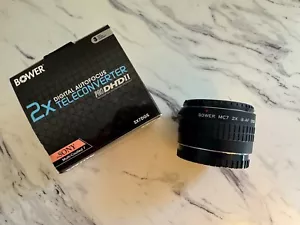 Bower 2x Teleconverter MC7 Lens Pro D HD II Autofocus for Select Sony A SX7DGS - Picture 1 of 4