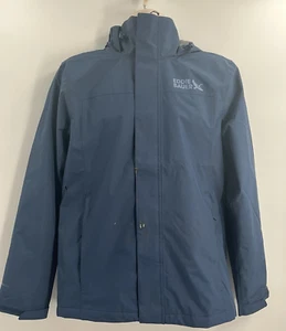Chaqueta de papel de lluvia Eddie Bauer para hombre empacable con capucha azul índigo talla pequeña - Imagen 1 de 22