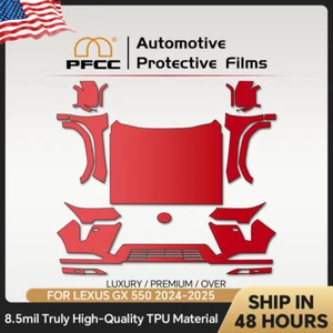 8.5Mil Precut Paint Protection Clear Bra PPF For Lexus GX550 Luxury/Over/Premium - Picture 1 of 20