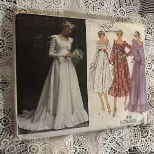 Vogue’s Bridal Design Pattern 1815 Bridesmaids Dress Size 12 Uncut FF - Picture 1 of 6