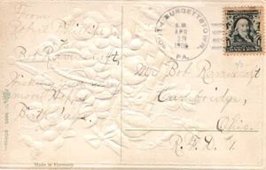 Pennsylvania South Burgettstown 1908 Doane 2/3 1883-1918 PC. - Imagen 1 de 1