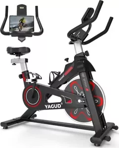 Home Exercise Bike w/ Brake Pad, Comfort Seat & Pad Mount - Indoor Cycling Bike - Picture 1 of 6