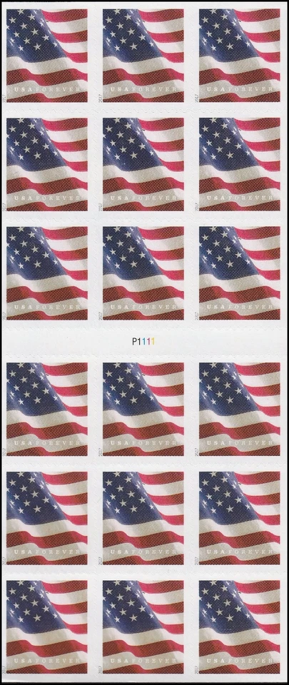 US 5162a Flag F ATM booklet 18 MNH 2017 - Image 1 of 1