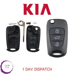 REMOTE KEY FOB SHELL CASE 3 BUTTON FOR KIA SPORTAGE CEED SORENTO OPTIMA 2010-14 - Picture 1 of 12