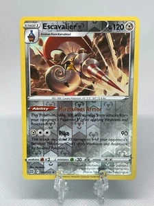 Pokémon JCC Escavalier Espada y Escudo Estrellas Brillantes 089/172 Holo Inverso Casi Nuevo - Imagen 1 de 2
