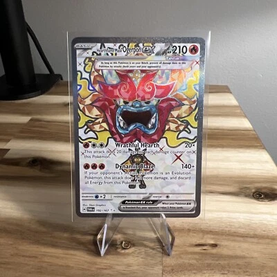 Pokémon Card 2024 Twilight Masquerade Hearthflame Mask Ogerpon EX 192/167 - Image 1 of 2